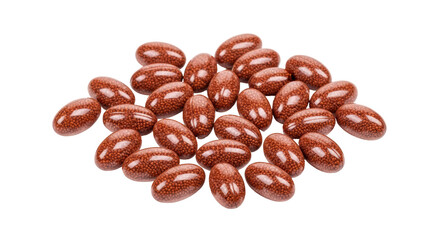 Isolated Pile of Fermented Black Bean