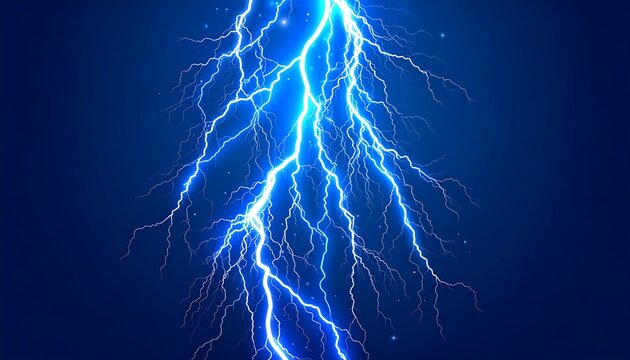 Powerful lightning bolt graphic