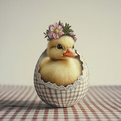 Duckling Flower Crown Egg Hatching.