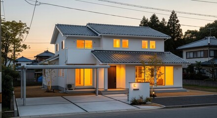 Beautifully crafted modern house design, exterior visualization