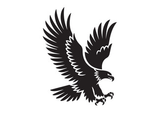 Obraz premium 0001_1_a-bold-high-contrast-stencil-of-a-soarin_0j6i9XE9SjqLbKLMtMQkgA_-CGXR6YGQeSAEoj98g0T5g_png