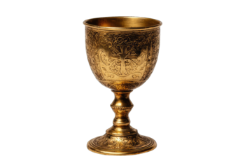 Ornate golden goblet