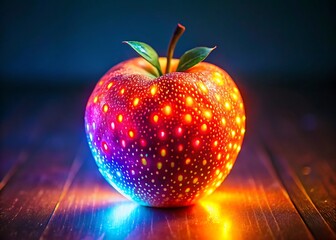 Fruit Glowing Softly Digital Luminous Orb
