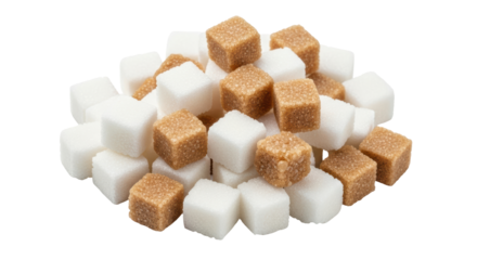 Isolated Sugar Cubes