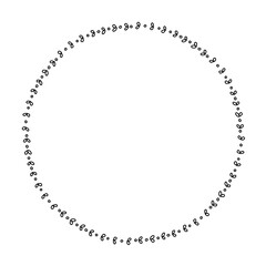 Simple ornament Line Art outline Isolated on White Background for Wedding Invitation and decoration