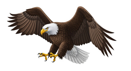 Isolated Bald Eagle