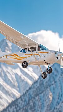 Vertical video commercial passenger airplane soaring. Excellent visual for projects related to tourism, aviation, travel agencies, logistics