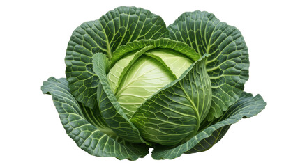 Fototapeta premium Isolated Fresh Green Cabbage