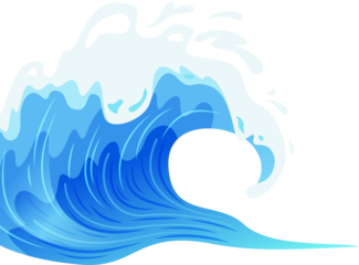 sea wave vector illustration