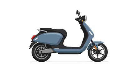 Obraz premium Stylish Blue Electric Scooter Illustration for Modern Transportation Concepts and Eco-Friendly Urban Commuting Solutions