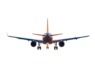 Airplane flying silhouette aviation transport travel design vector illustration