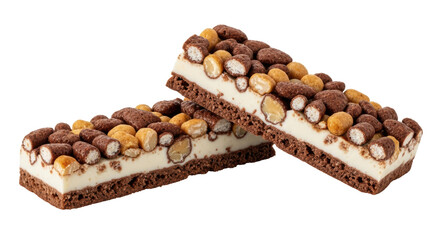 Isolated chocolate bar