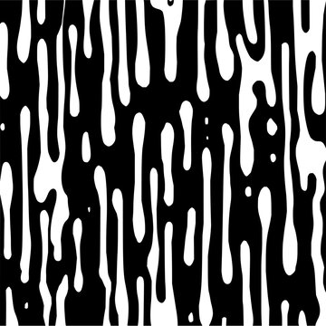 Abstract black and white dripping paint background vector design illustration template art 100x100