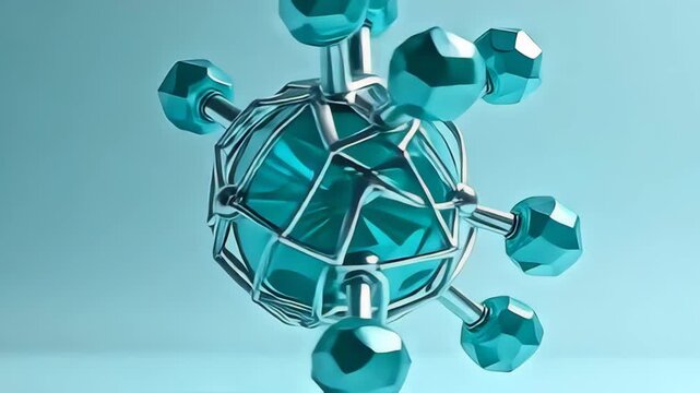 framing angstrom terse and minimal backdrop, angstrom levitate particle work same circumvolve clear coop blow effortlessly, clothe with lively tints of frigid cyan and intimation silver,