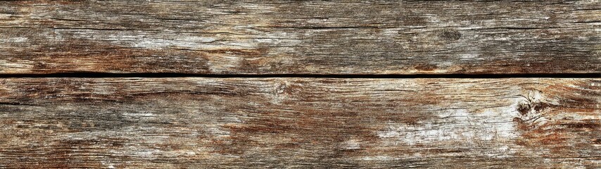 Fototapeta premium Weathered wood planks, horizontal layers
