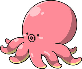 octopus cartoon character