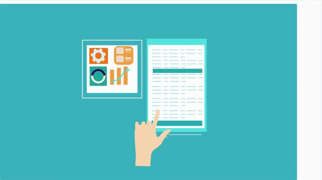 For easy work office employee use manual guide, manual guide maintain, animation video