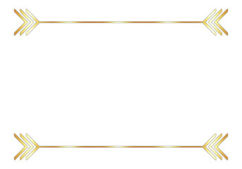 Elegant Bronze Text Frame on Transparent Background for Invitations, Certificates, and Presentations