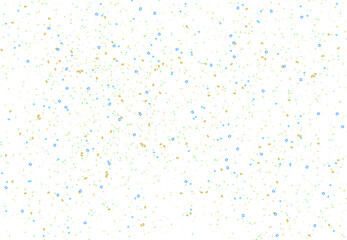 Christmas party glittering dust confetti overlay on transparent background