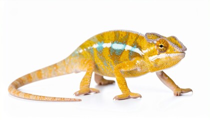 Obraz premium lizard on white