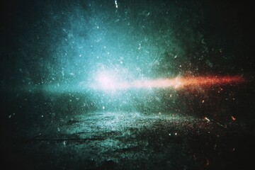 Dark, dusty, vibrant colors clash