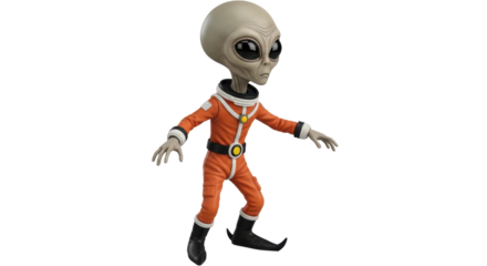 Isolated Alien Character