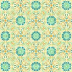 seamless floral ornament background 