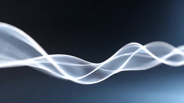 Abstract Vaporous Swirl: A mesmerizing display of flowing vapor elegantly dances against a dark, gradient backdrop, creating a sense of ethereal grace and dynamic movement.