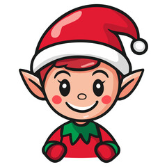 christmas elf, elf, christmas, festival, vector, transparent background, xmas, isolated, december, season, celebration, icon, leprechaun