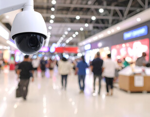 CCTV Camera Mall Surveillance Security.