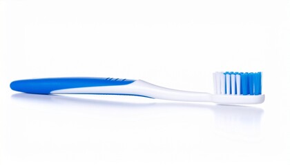 toothbrush with toothpaste isolated