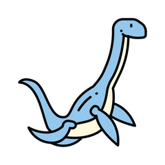 Cute Dinosaur Vector Icons Collection Illustration © fajar