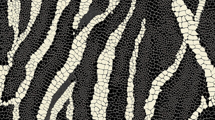 Tiger, Leopard, Zebra and Snake Animal Print Textures for Fashion and Textile Design background,generative ai