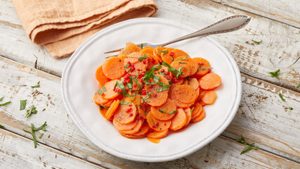 Moroccan carrot salad