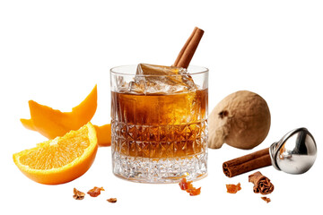 DIY Craft Cocktail Kit Isolated on Transparent Background