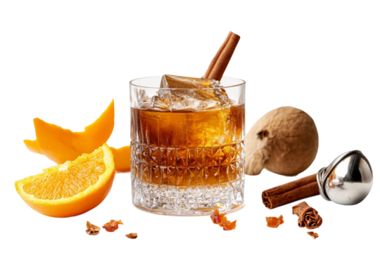 DIY Craft Cocktail Kit Isolated on Transparent Background