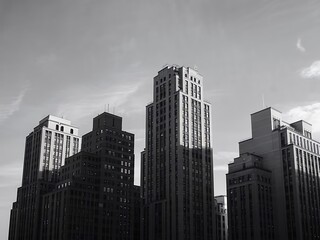 Fototapeta premium City Architecture and Skyline Design in Urban Landscapes