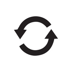 recycle symbol isolated on white