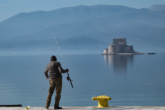the fortress Bourtzi in Nafplion - south Greece
