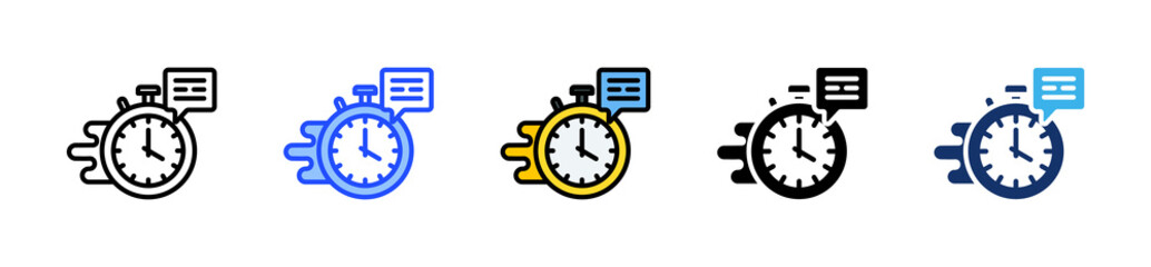 Quick Response Icon Collection With Multiple Styles