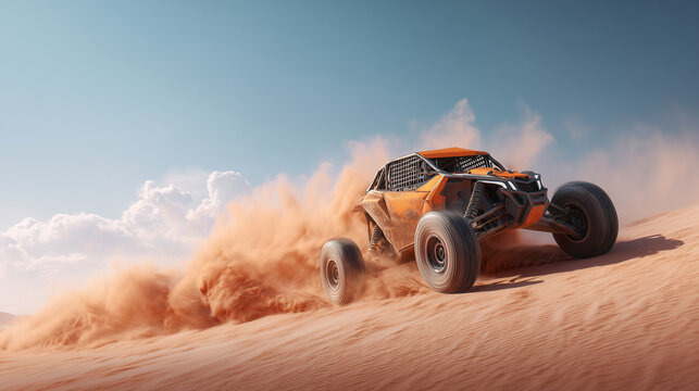 Desert Rally, off-road vehicle racing in desert