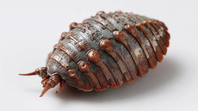 Close-up of a segmented insect
