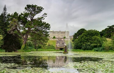 Obraz premium parc, jardin et château dans le Comté de Wicklow en Irlande 