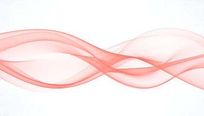 Pink Abstract Waves Background.