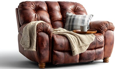 Obraz premium Warm and inviting living room arrangement high resolution picture