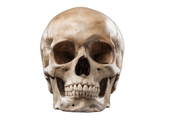 Human skull, front view (1)