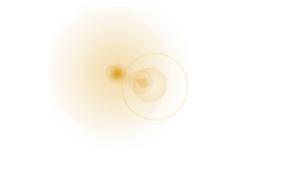 Light Effect Glow PNG Abstract Golden Circle with Black Backdrop Texture