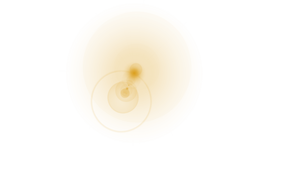 Light Effect Glow PNG Bright Yellow Round Shape with Pixel Edges