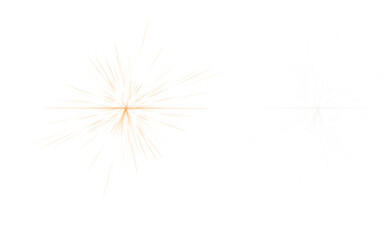 Fototapeta premium Light Effect PNG Bright Starburst on White Background