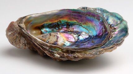 Iridescence of an oyster shell